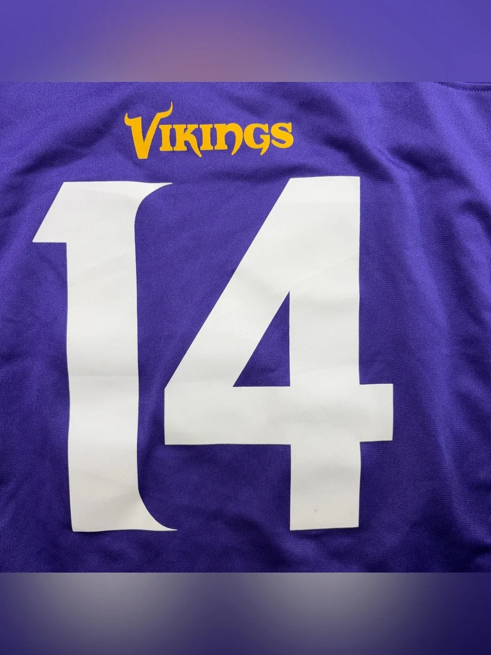 Nike Stefon Diggs Minnesota Vikings #14 Home Purple Game Jersey Men's Large